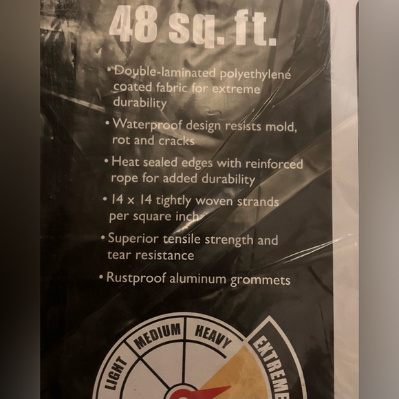 NEW 6’ x 8’ Tarp - Picture 5 of 5